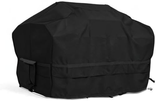 Covermates Grill Cover - Weather Resistant Outdoor Cover, Heavy Duty BBQ Covers for Large Outdoor Kitchen, Prestige 900D Polyester, 45 Inch, Black
