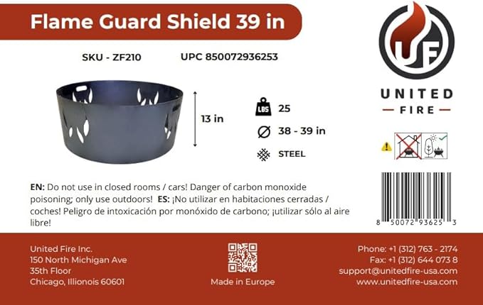 Fire Pit Spark Screen 39" β 2-Piece Heavy Duty Steel Mesh Cover with Handle β Rust Patina Finish β Outdoor Fire Bowl Spark Guard for Patio & Backyard Safety (39" Flame Guard)