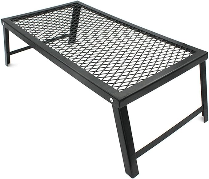Campfire Grill Grate,Heavy Duty Folding Kitchen | Camping Grate Over Fire,for Beach Yard Patio Balcony Camping Barbecue Picnic Gathering Party