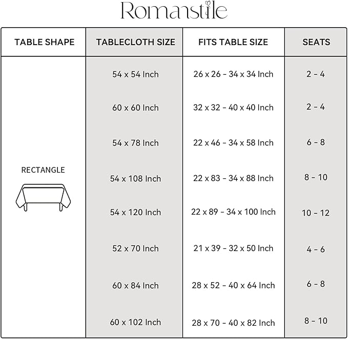 Romanstile Rectangle Plastic Tablecloth, 100% Waterproof Oil-Proof Checkered PVC Table Cloth, Heavy Duty Vinyl Table Cover for Dining, Camping, Picnic, Outdoor - 54 x 120 Inch, Sage Green Checkered