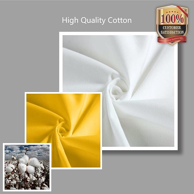 TOPDesign 3-Pack Super Strong Large 12oz Cotton Canvas Tote Bags, Reusable Grocery Shopping Cloth Bags, Fashionable Two-Tone Totes for Crafts, DIY Your Creative Designs