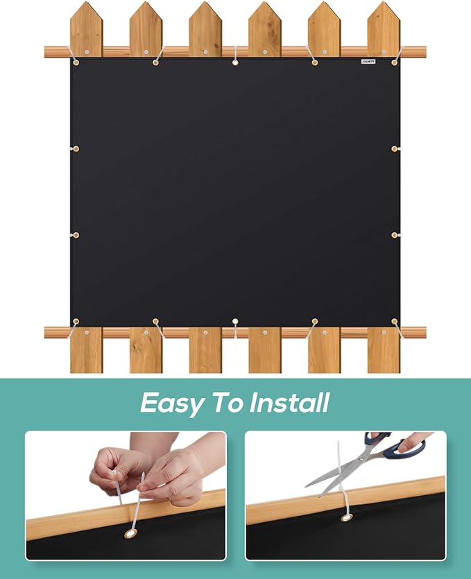 Heat Shield Behind Grill 3'x4' Heat Shield Mat for Wall, Deck Fence, Railing, Grill and Refrigerator, Heavy Duty Fireproof Cover and Screen Protect Deck Railing from Grill