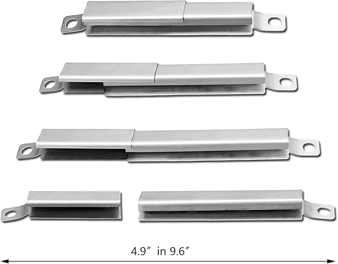 Hisencn Grill Replacement Parts for Charbroil Performance 463342119, 463332718, 463347017, 463335517, 463376419, Grill Parts for Char-Broil 4 Burner Grill 463377017, 463376017, 16.93 inch Heat Plate