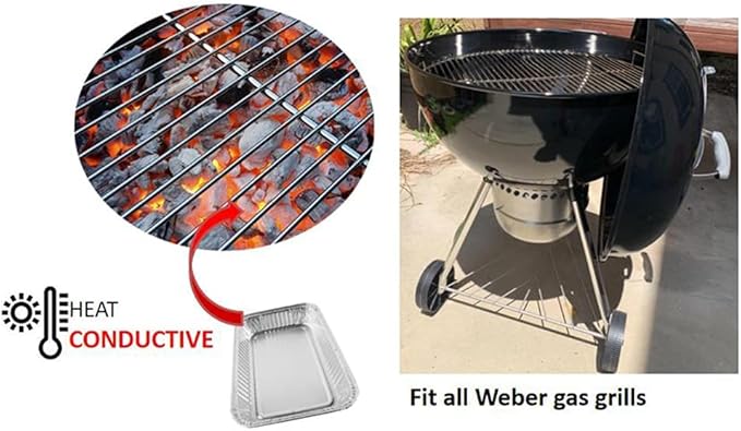 AJinTeby Heavy Duty Plated Steel Hinged Cooking Grate and Lower Grate, Charcoal Grate for Weber 22 inch/ 22.5" Charcoal Grills, Smokey Mountain Cooker (7436+85041+63014)