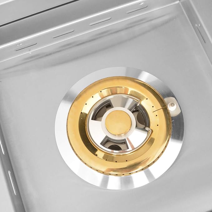 Stanbroil Built-in Stainless Steel Side Burner for Outdoor Kitchen - Natural Gas Only