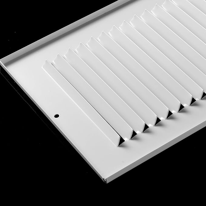 6x10 Vent Cover(Duct Opening Size),Air Return Vent Cover,Flat Vent Cover,Rejillas De Aire Acondicionado para Casa,Return Air Grilles,Outer Dimensions:7.75"W x 11.75"H(6"W x 10"H, Duct Opening)