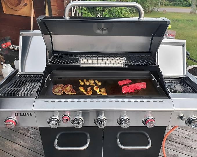 Full-Size Griddle Inserts for Nexgrill Home Depot 6 Burner, Flat Top Griddle for Nexgrill 720-0896 720-0896B 720-0896E 720-0896C 720-0898 720-0898A 720-0896BK 720-0896CP Grills