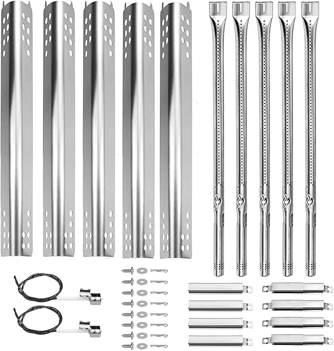 Hisencn Grill Replacement Parts for Char-Broil Performance 463347519, 463347518, 463243518, 463275517, Grill Parts for Char-Broil 5 Burner Grill 463275717, 463243519, 463373319, 16 15/16" Heat Plate