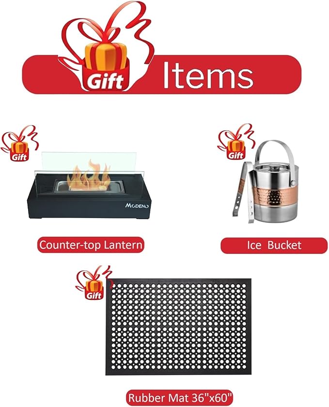Elementi | Bundle Hampton Gas Fire Pit Cast Concrete 56" Rectangular Fire Table, Outdoor Fire Pit Electronic Ignition | Canvas Cover, Lava Rock Included | Dark Gray (Propane Gas)