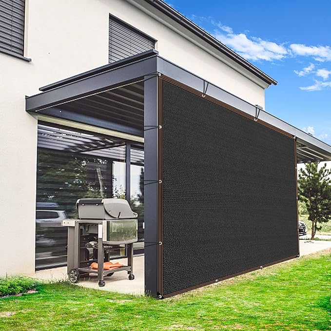 Shade Cloth - 70-90% Sunblock Net for Garden Patio,Shade Sails for Plants Greenhouse Outdoor Pergola Lawn Swimming Pool Sun Shade Cloths for Kennel Chicken Coop Easier to Hang Shade Net Cover