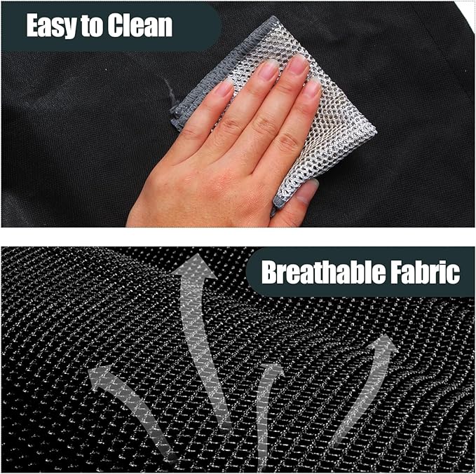 60 Inch Premium Outdoor Grill Cover Fit for Ninja FlexFlame Grill PG300 Series & Weber Char-Broil Nexgrill and More,BBQ Covers for Outside,Heavy Duty Waterproof Fade Resistant