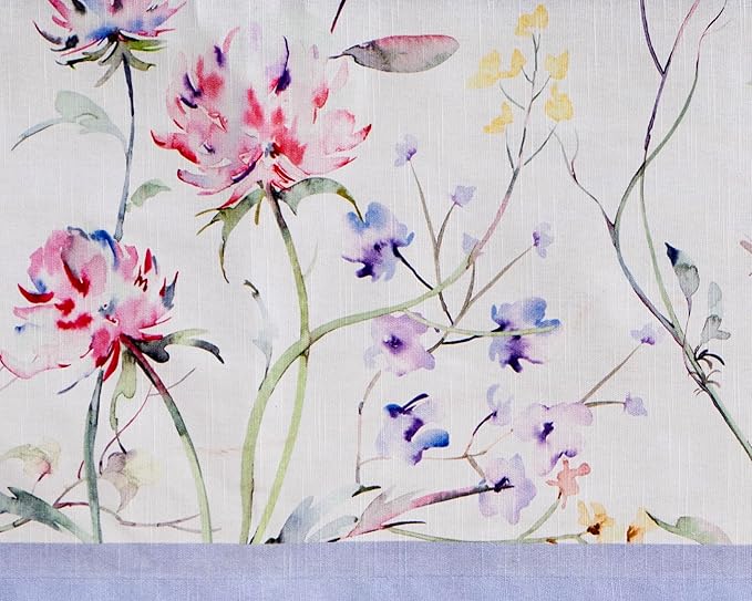 Maison d' Hermine Table Cloth Square Table 100% Cotton 60 x 60 Inches Tablecloth Reusable Decorative for Dining Room, Farmhouse, Home, Party, Festive & Wedding Spring Summer - Summer Floral