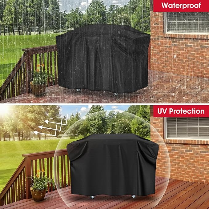 Unicook Griddle Cover for Blackstone 28 Inch ProSeries Grill, Outdoor 60 Inch Flat Top Gas BBQ Grill Cover,Unique UV Resistant Waterproof Vinyl with Polyester Lining, All Weather Protection