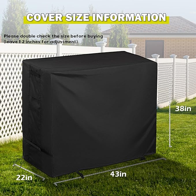 Griddle Cover for Electactic 2-Burner Barbecue Grill, Grill Cover for Electactic 2-Burner 16,000 BTU Propane Griddle-All Weather Protection