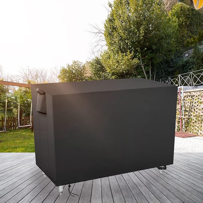 Outdoor Prep Table Cover 36 Inch,Waterproof Patio Stainless Steel Metal BBQ Table Cover All Season Protection for Outdoor Table - 36 x 24 x 35 Inch