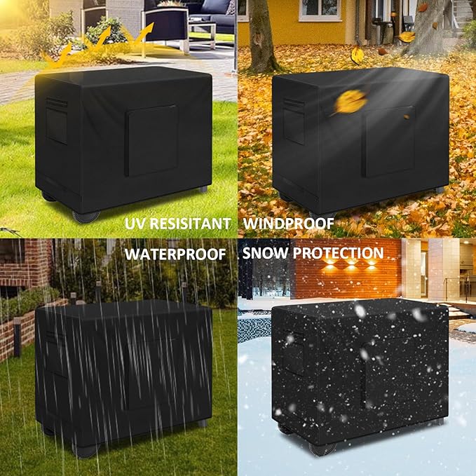 Outdoor Bar Cart Cover for 48 Inch BBQ Food Prep Table, Kovshuiwe Heavy Duty 600D Oxford Fabric Outdoor Dining Cart/BBQ/Worktable Metal Movable Table Waterproof Cover