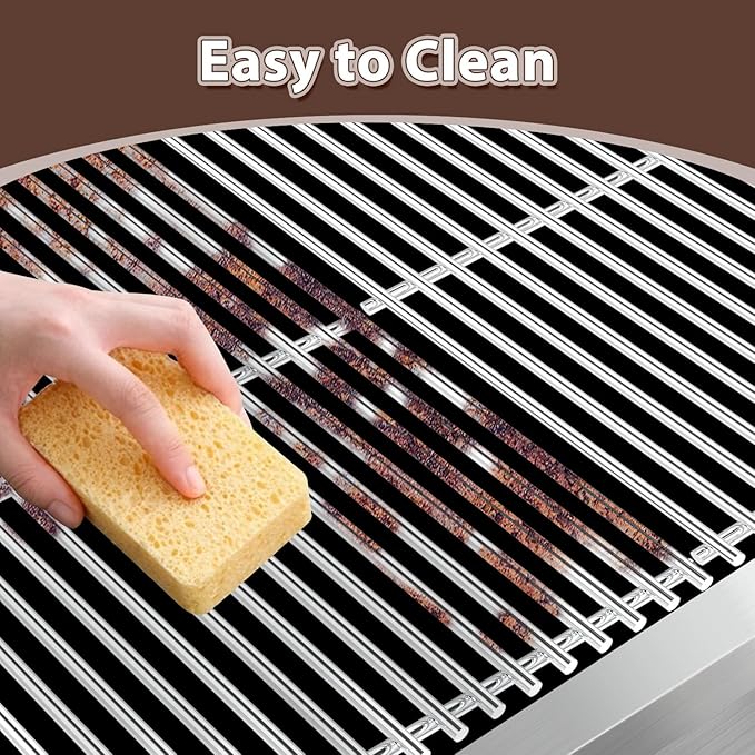 2-Pack Grill Grate Replacement Parts for Royal Gourmet CC1830 Series Charcoal Grill,Heavy-Duty Cooking Grid for 30-Inch Royal Gourmet Grill Parts CC1830,CC1830S,CC1830V,CC1830W,CC1830SC,CC1830F