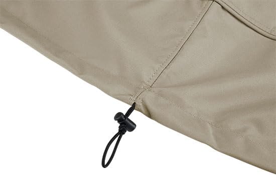 Eevelle Meridian Patio BBQ Grill Cover for Outdoor Grill - Marine Grade Fabric - Durable - Waterproof Covers - All-Weather Protection Barbeque Gas Grill Cover – (48" H x 58" W x 24" D, Khaki)