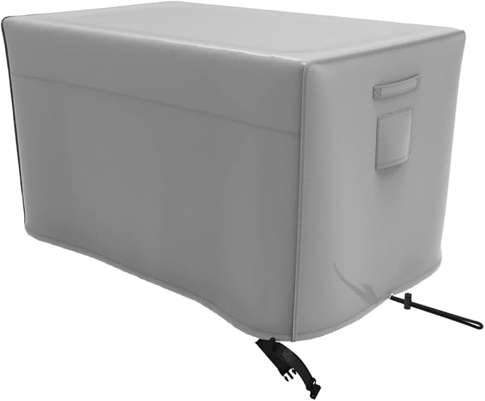 ATYARD 42-inch Outdoor Cover for Keter Unity (Small) Portable Table - UV Resistant, Breathable, All Weather (42" L x 24" W x 32" H) Gray