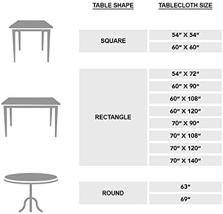 Maison d' Hermine Table Cloth Rectangle Table 100% Cotton 60 x 120 Inches Tablecloth Reusable Decorative Everyday Use for Dining Room, Farmhouse, Home, Party, Festive & Wedding Spring Summer - Cedrat