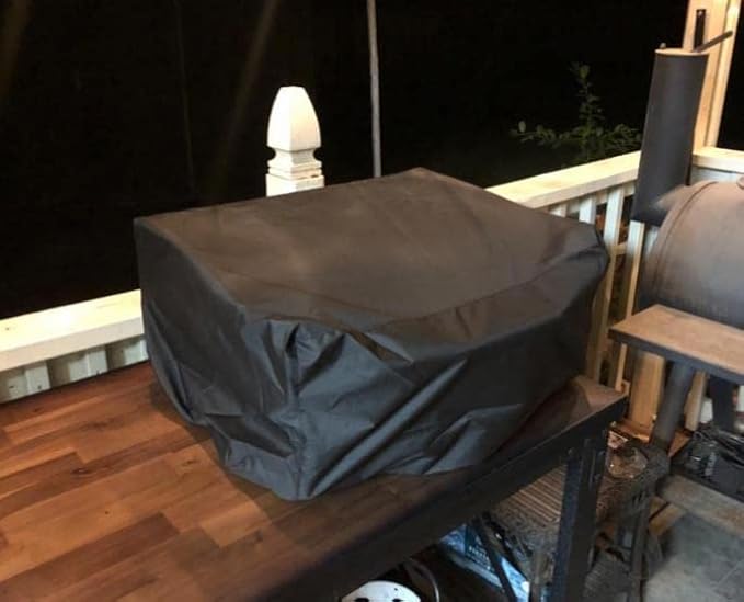 ZBXFCSH Heavy Duty 24 Inch Grill Cover Compatible with Cuisinart CGG-306, Royal Gourmet 24’’ Tabletop Griddle PD1301R/ PD1301S, Ninja OG751, Compatible with Pit Boss 75275 & PB336GS
