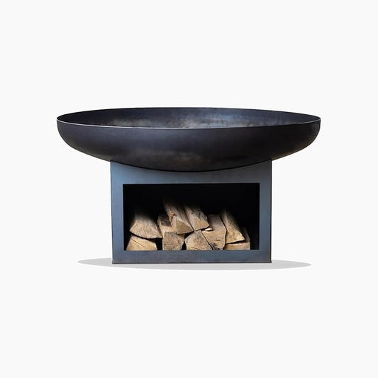 Fire Pit Bighorn 39" Outdoor Fire Bowl, Steel Firepit for Patio, Backyard & Garden (39" Bighorn)