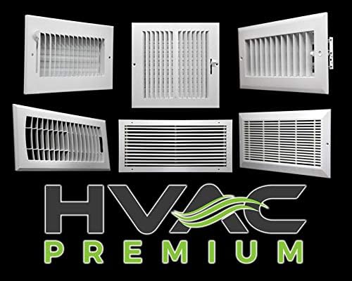 Adjustable AIR Supply Diffuser - HVAC Vent Cover Sidewall or Ceiling Adjustable AIR Supply Diffuser - HVAC Vent Cover Sidewall or Ceiling - Grille Register - High Airflow (White