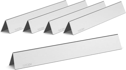 QuliMetal 304 Stainless Steel 22.5" Flavorizer Bars for Weber Spirit 300 Series (Side Knobs) – Fits Spirit E310, E320, Genesis Silver Gold Platinum B/C, Replacement for Weber 7536/7537