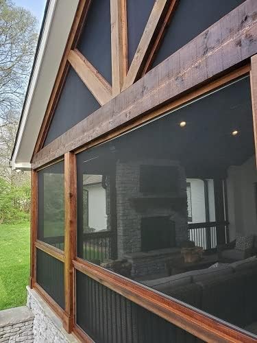 Super Screen 20/20 No-See-Um Screen - (120 in x 100 ft) - Weather & Pet Proof Screen - Porch & Patio Screen - Durable Screen Mesh Roll - Window Screen Replacement Bug Mesh - Dog & Cat Proof Screen