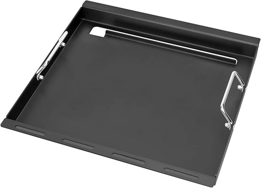 Full-Size Griddle Inserts for Weber Spirit 200 & Spirit II 200 Series Grills, Flat Top Griddle for GS4 Spirit I & II E-210 E-220 S-210 S-220, Grill Griddle Replace for Weber 7637 Grate