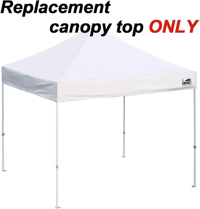 Eurmax USA New 10x10 Pop Up Canopy Replacement Canopy Tent Top Cover, Instant Canopy Top Cover ONLY, Choose 30 Colors,Bonus 4PC Pack Weight Bag (Pumpkin Yellow)