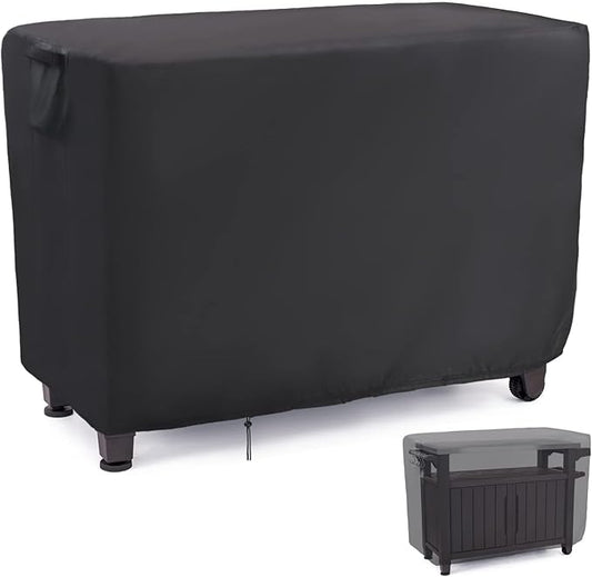 55 Inch Outdoor Furniture Cover for Keter Unity XL Portable Table, Waterproof Patio Rectangle Table Covers,Outdoor Pizza Oven Grill Cover