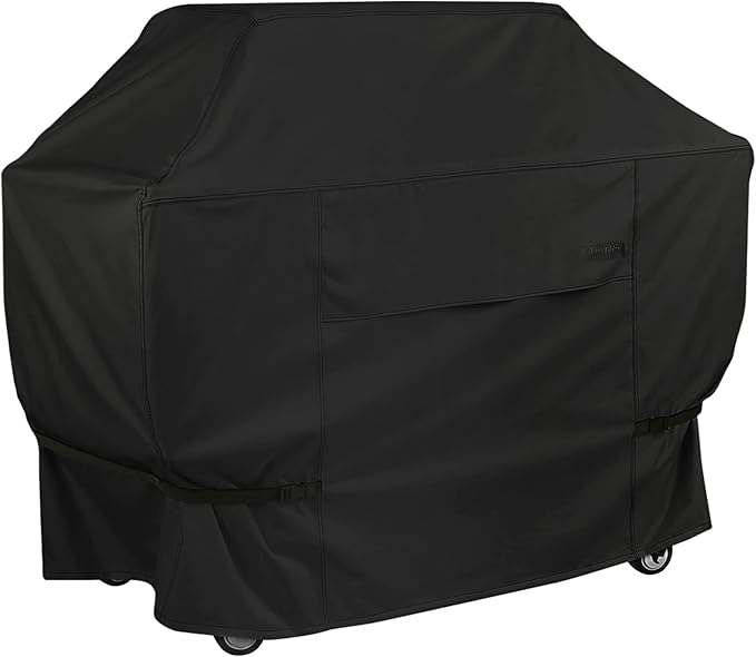 NettyPro Grill Cover for Outdoor Grill 44 inch Waterproof Heavy Duty Gas BBQ Cover for Outside Weber, Char-Broil, Brinkmann, Jenn Air, Nexgrill 2 Burner Barbecue, Black