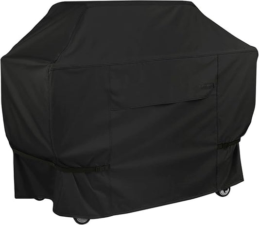 NettyPro Grill Cover for Outdoor Grill 44 inch Waterproof Heavy Duty Gas BBQ Cover for Outside Weber, Char-Broil, Brinkmann, Jenn Air, Nexgrill 2 Burner Barbecue, Black