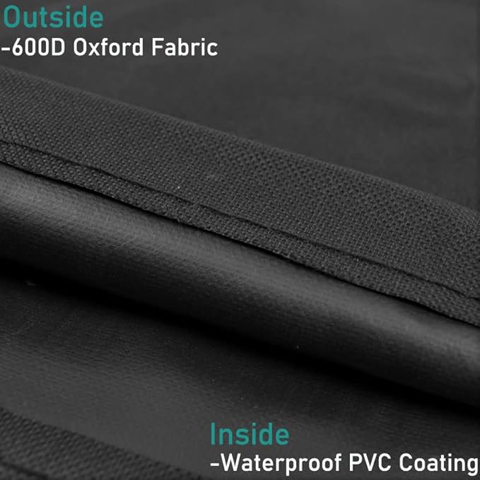 ZJYWSCH Grill Cover for Pit Boss Charcoal Pellet Combo Grill PB1230PC, PitBoss 1230PC Pellet Charcoal Combo Grill Cover Heavy Duty Waterproof for Louisiana 1200 Black Label LG1200BL
