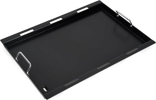 Stanbroil Full Size Griddle Insert for Weber Genesis II & LX 300 Series Gas Grills, Ceramic Coated Flat Top Griddle for Weber Genesis 310 315 335 340 345 & 325s - Black