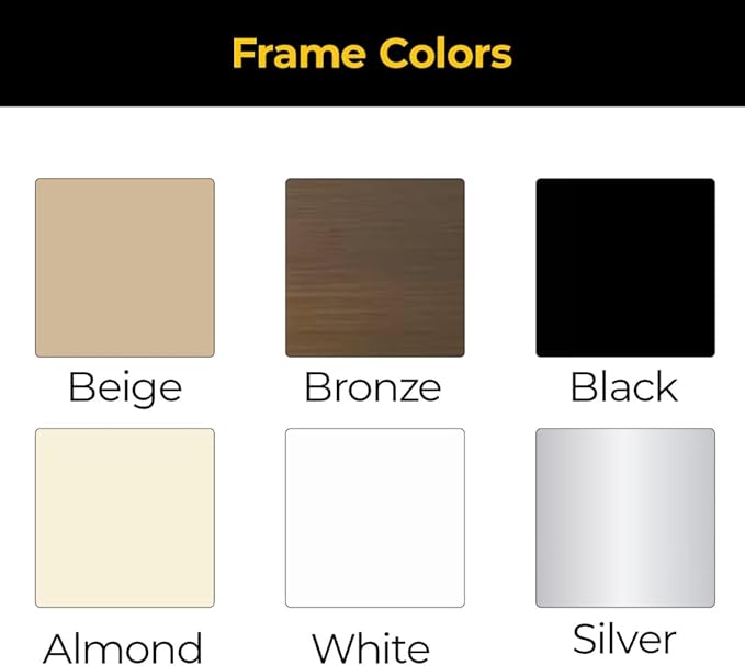 Custom Solar Screens for Windows Exterior 90% Shade - Pre-Framed Solar Window Screen Mesh - Home Improvement for Reduced Glare & Heat - UV Blocker Fabric - Fully-Assembled & Ready to Install