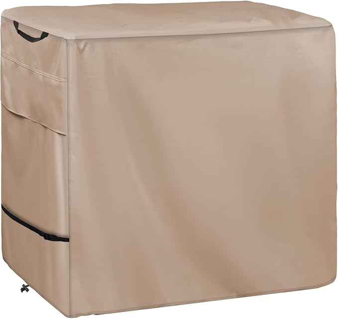 Outdoor Pizza Oven Table Cover - Heavy Duty Waterproof Cover for Ooni Large Table,Khaki