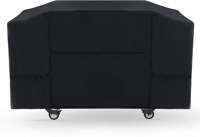 NettyPro Griddle Cover for Blackstone 28 inch Griddle, Waterproof UV Resistant 2 Burner Flat Top Gas Grill Cover 28" Cooking Station Camping, Black