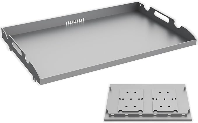 Upgrade Flat Top Griddle Replacement Top for Blackstone 28" Griddles 1517 1803 1924 1883, Steel Griddle Top Replacement for 28 Inch Blackstone with Rear Grease System & Handy Handle