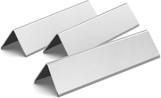 QuliMetal 7635 Grill Flavorizer Bars for Weber Spirit E210, E220, S210, S215, Spirit 200 & GS4 Spirit II E210, Spirit II E220 Grills with Front Control, Stainless Steel 15.3" Flavorizer Bars