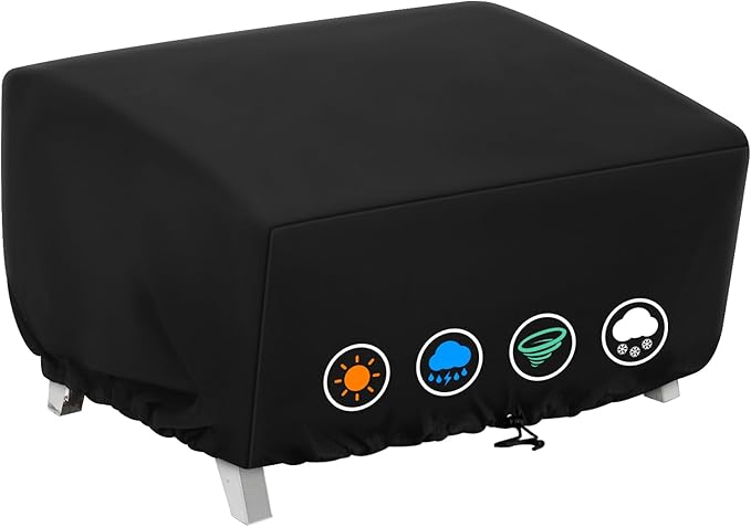 ZBXFCSH Heavy Duty 24 Inch Grill Cover Compatible with Cuisinart CGG-306, Royal Gourmet 24’’ Tabletop Griddle PD1301R/ PD1301S, Ninja OG751, Compatible with Pit Boss 75275 & PB336GS