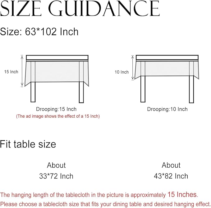 ISAENNE Designer Grayish Green Linen Long Rectangle Tablecloth,Floral Stain Resistant Table Cloth,Fall Vintage Decor Tablecloths for Dining Thanksgiving Kitchen Party,63"*102"-Andrew A