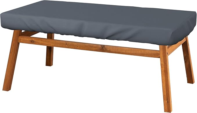 Covers & All Rectangle Table Top Cover, 12 Oz Waterproof UV & Weather Resistant Patio Table Cover, Outdoor Table Cover for Patio Furniture (75" L x 40" W x 5" H, Gray)
