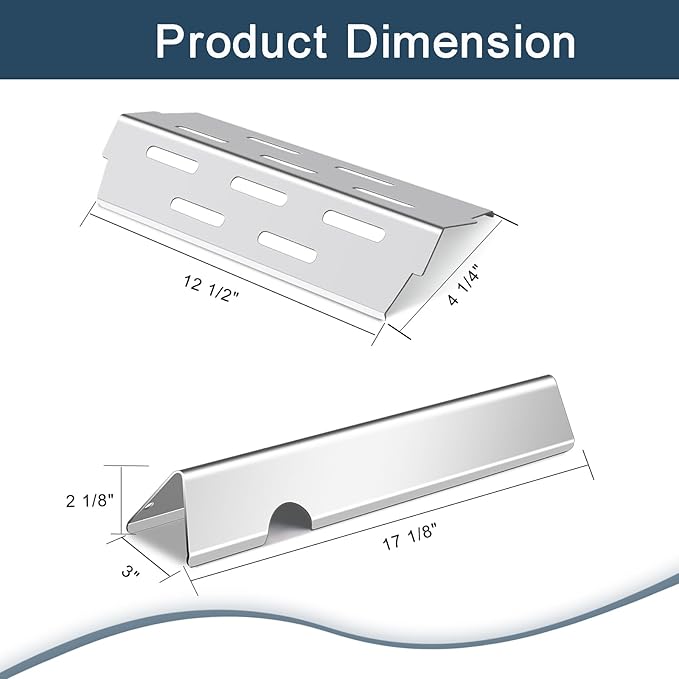 Flavorizer Bars,Heat Deflectors,Grill Burner and Grill Grid for Weber Genesis II 300/LX 300, GS4 Genesis ii E-310 ii E-315 ii E/S335 ii se-335 Grill