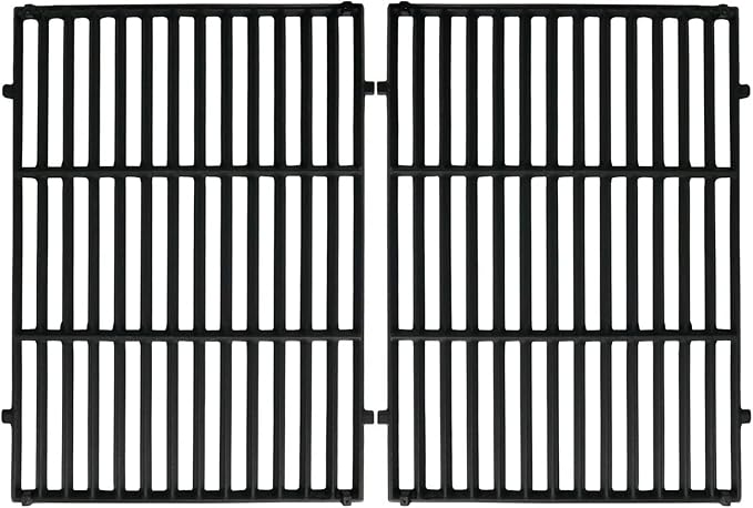 JCLMER Genesis II Grill Grate Replacement Parts for Genesis ii E-310/S-310, ii E-325, ii E-335/S-335, ii SE-335/SE-310, Cast Iron 66095 Cooking Grates for Genesis II LX 300 Series, Weber 66802,66805