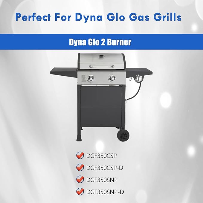70-01-634 DGF350CSP Grill Grates Heat Tents Replacement Parts for Dyna Glo Cooking Grate DGF350CSP-D DGF350SNP DGF350SNP Heat Shield 70-01-635 Grid Grates Heat Plate Dyna-glo 2 Burenr Grill Parts
