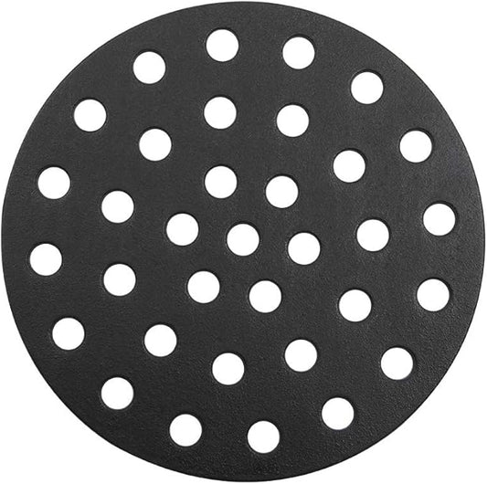 Dracarys 10.5 inch Cast Iron Charcoal Grate,BBQ High Heat Charcoal Plate Fit for Kamado Joe Classic Weber smokey joe Fire Grate Pit Boss Grill Parts Charcoal Grate Replacement Parts-10.5 inch