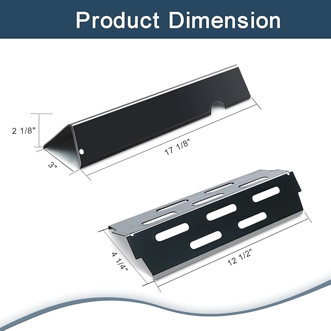 Flavorizer Bars,Heat Deflectors and Grill Burner for Weber Genesis II 300/LX 300, GS4 Genesis ii E-310 ii E-315 ii E/S335 ii se-335 Grill (Porcelain Steel, 66032 * 5+ES/410 * 3+66790 * 3)