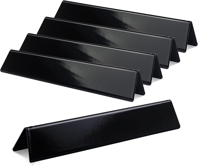 15.3 Inch Flavorizer Bars for Weber Spirit 300 Series E-310, E-320, S-310, S-320 with Front Mounted Control Panel,Porcelain-enameled 5-Pack Heat Plates for Weber Spirit I & Spirit II,16GA